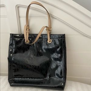 Michael Kors large black logo purse